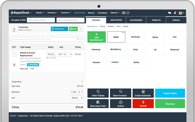 RepairDesk Cellphone Repair Shop Software